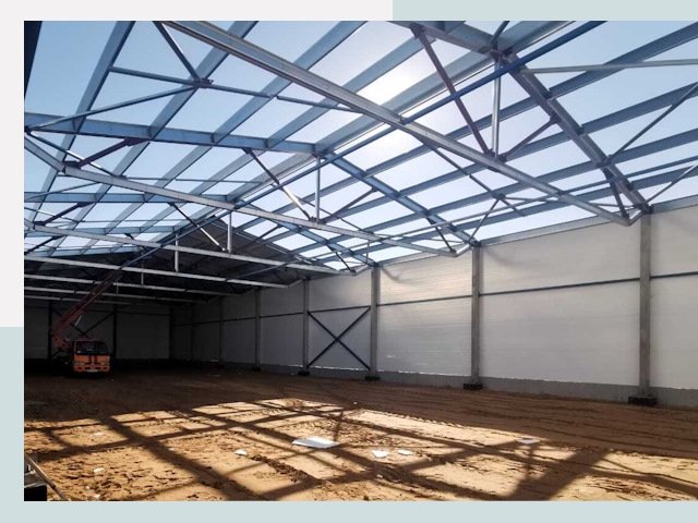 Строительство сенохранилищ в Саратове