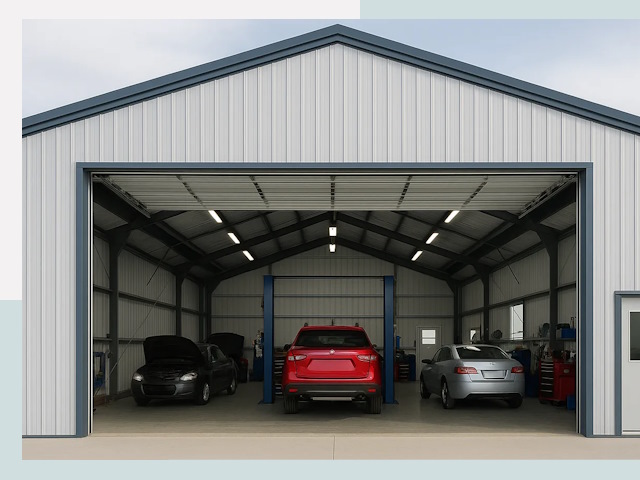 Ангары из сэндвич панелей от 614 руб. в Саратов