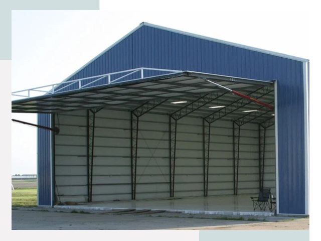 Прямо стенные ангары в Саратове