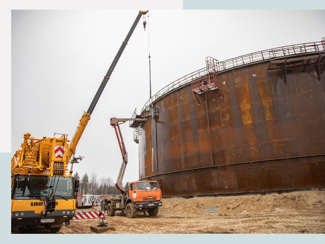 Монтаж резервуаров в Саратове от 614 руб. за м³