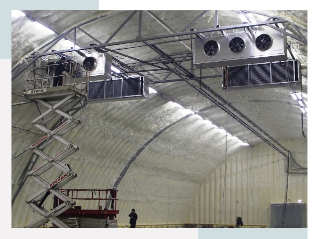 Оснащение ангаров в Саратове