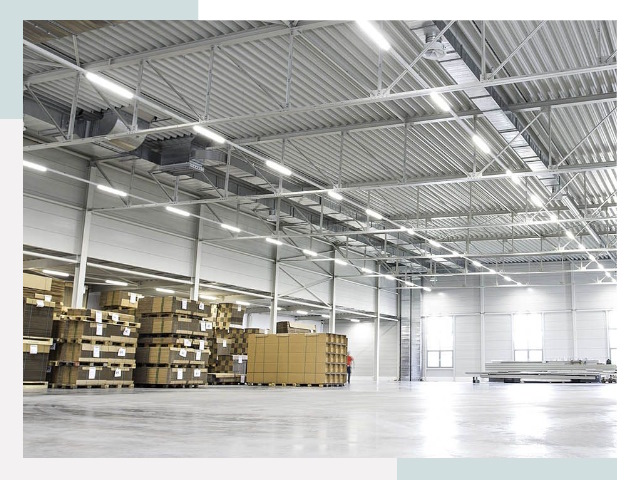 Освещение ангаров в Саратове