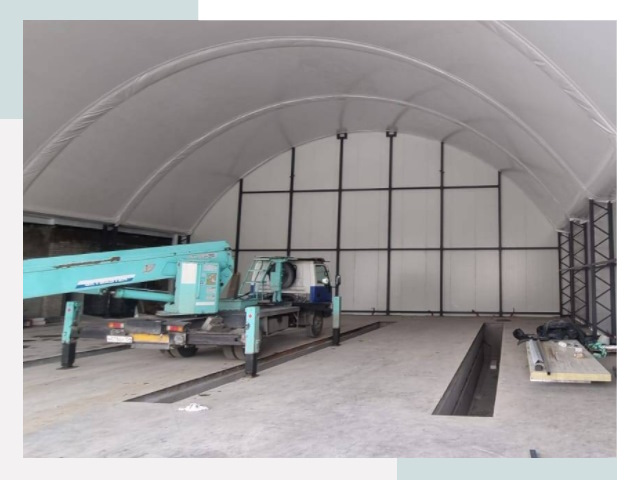 Внутреннее оснащение ангаров в Саратове