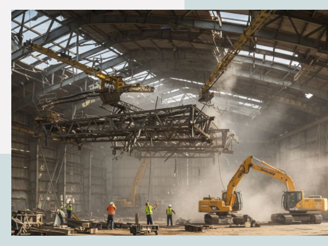 Демонтаж ангаров в Саратове от 614 руб. за м²