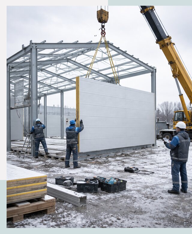 Строительство холодильных складов под ключ в Саратове
