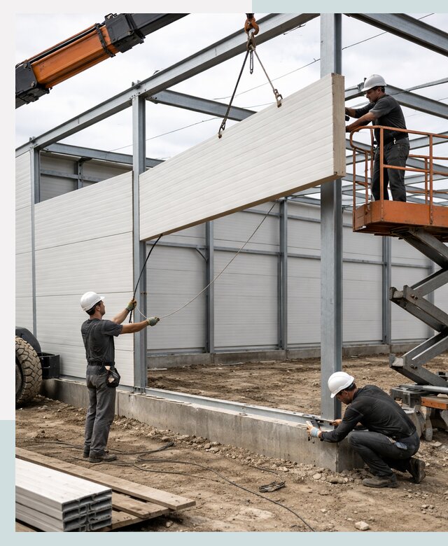 Строительство складов из сэндвич панелей в Саратове под ключ