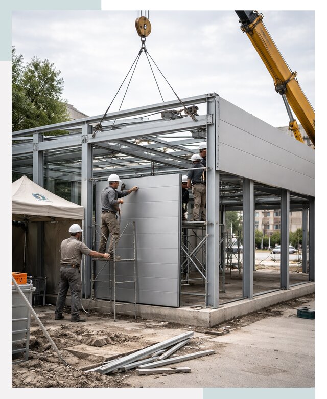 СтальСтрой-Срт: торговый павильон под ключ в Саратове от 35816 р.