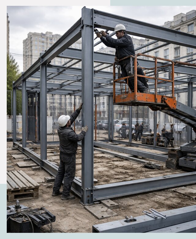 Строительство и монтаж торговых павильонов под ключ в Саратове