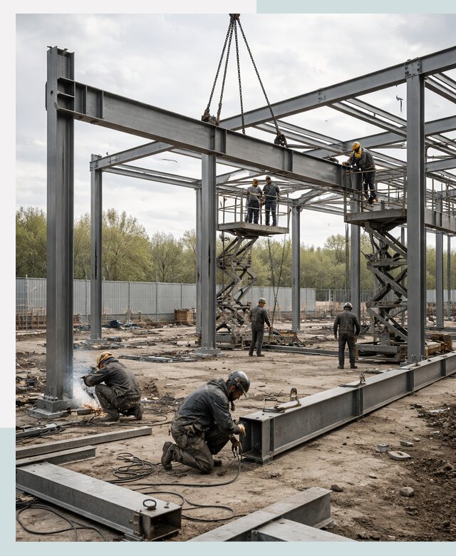 Строительство выставочных павильонов из металлоконструкций в Саратове