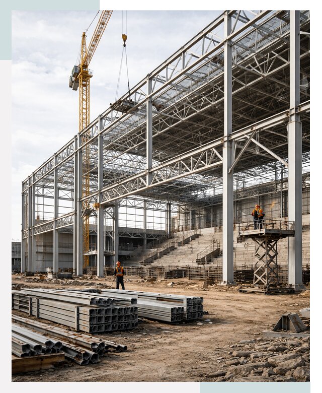 Строительство спортивных комплексов в Саратове от 30699 р. | СтальСтрой-Срт